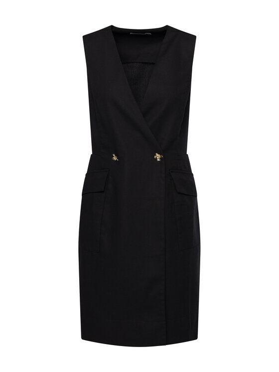 QUIOSQUE QUIOSQUE Letní šaty Quiosque 4UB001299 Černá Regular Fit
