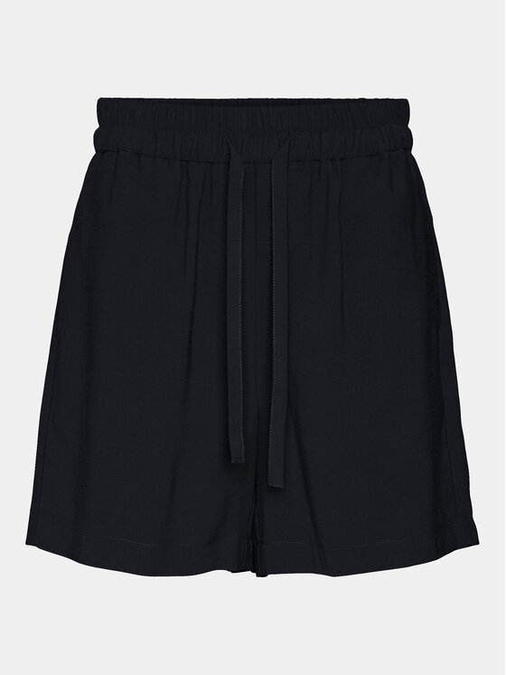 Vero Moda Vero Moda Medžiaginiai šortai Carmen 10278931 Juoda Loose Fit