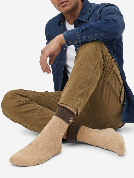 G-Star Raw G-Star Raw Довгі шкарпетки CEO_LA_G-STAR_20258_Z_AW25 (3-PACK) Кольоровий