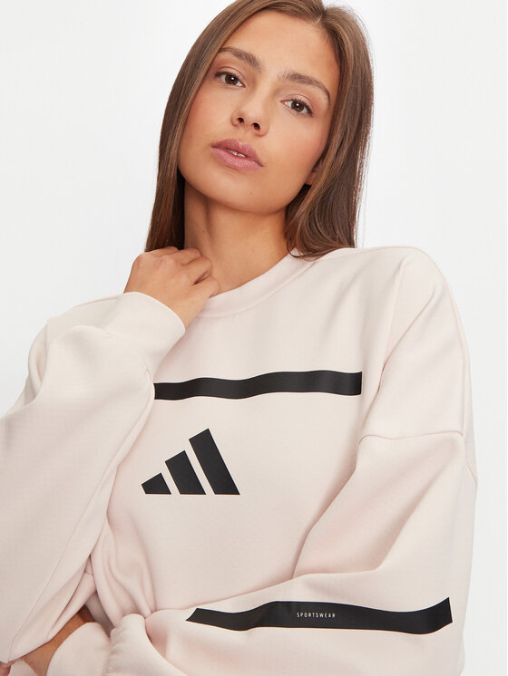 adidas adidas Majica dugih rukava Z.N.E. JF4783 Ružičasta Loose Fit