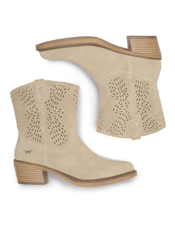 Mustang Mustang Cowboystiefel 1478-506 Beige