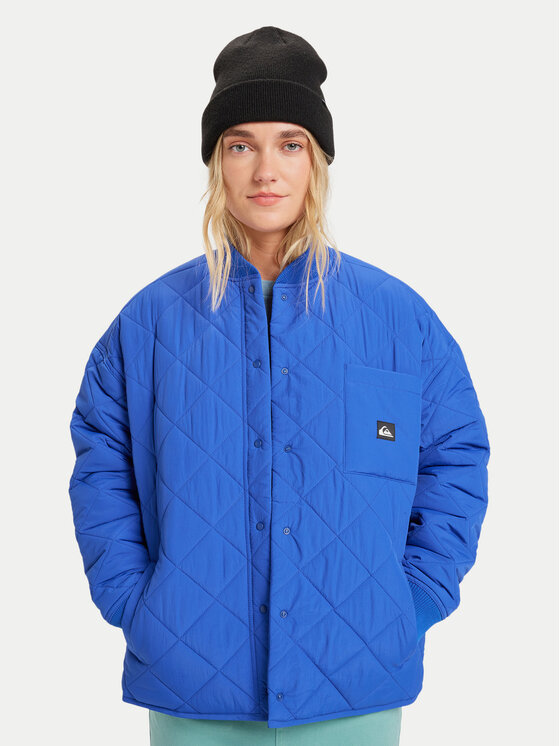 Quiksilver Quiksilver Bunda pro přechodné období Shining Quilted EQWJK03084 Tmavomodrá Regular Fit