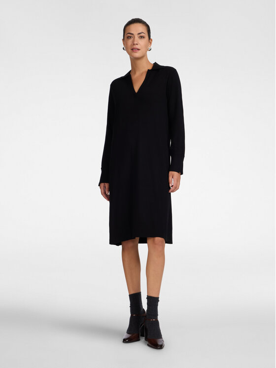 Elena Mirò Elena Mirò Vestito da giorno 7601Z000133N033 Nero Regular Fit