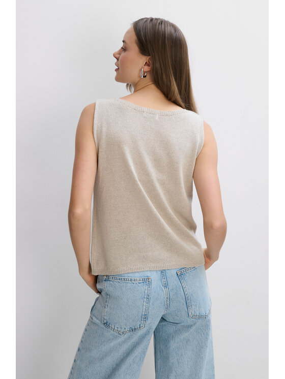 Fobya Fobya Top F1982 Beżowy Basic Fit