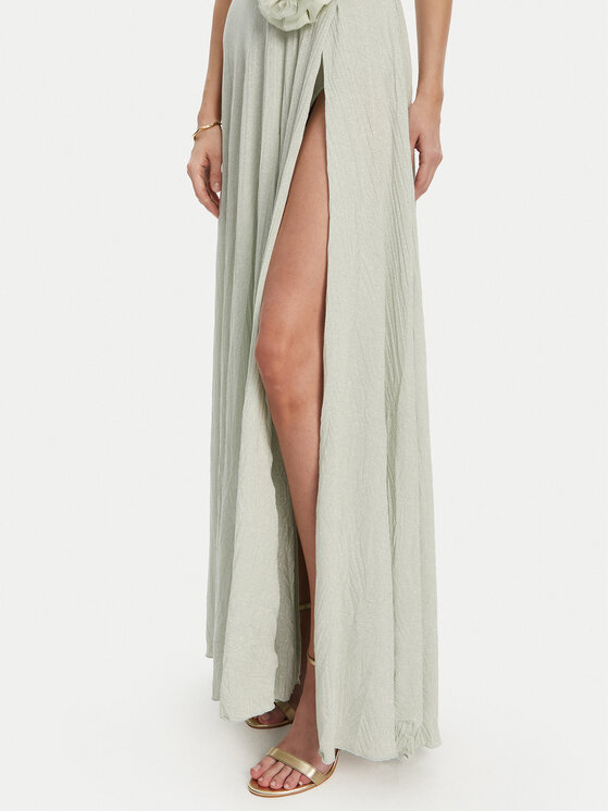 Elisabetta Franchi Elisabetta Franchi Večernja haljina AB-R22-52E2 Zelena Regular Fit