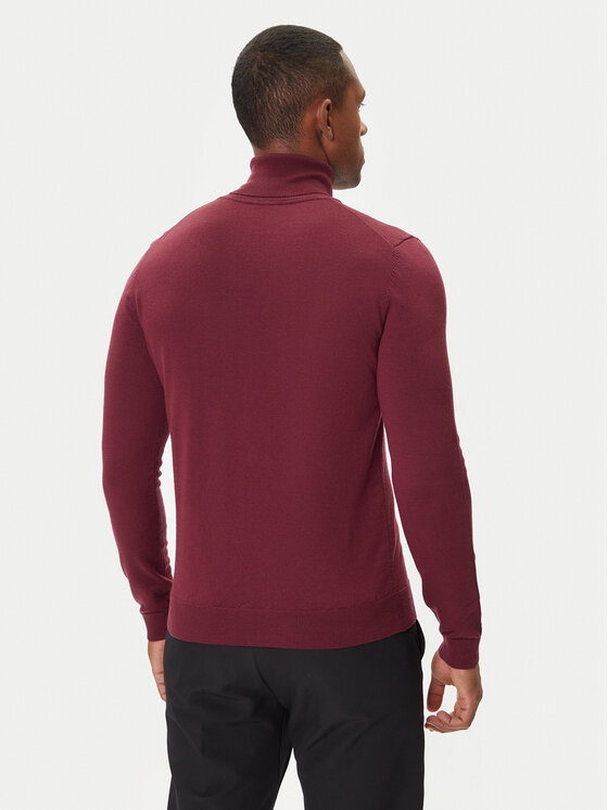 HUGO HUGO Dolčevita San Thomas-M 50474174 Tamnocrvena Regular Fit