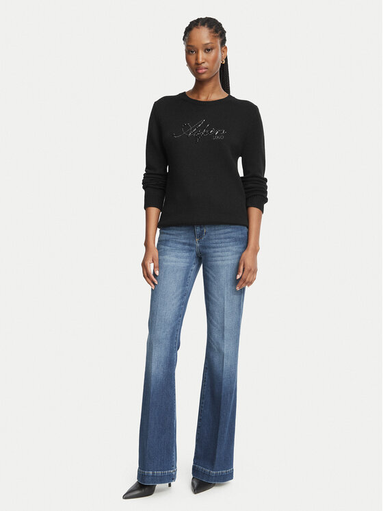 Liu Jo Sport Liu Jo Sport Sweter TF6160 MA22S Czarny Regular Fit