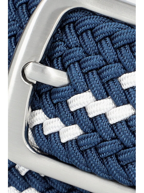 Lancerto Lancerto Pasek Męski Pleat PS090124000017 Granatowy