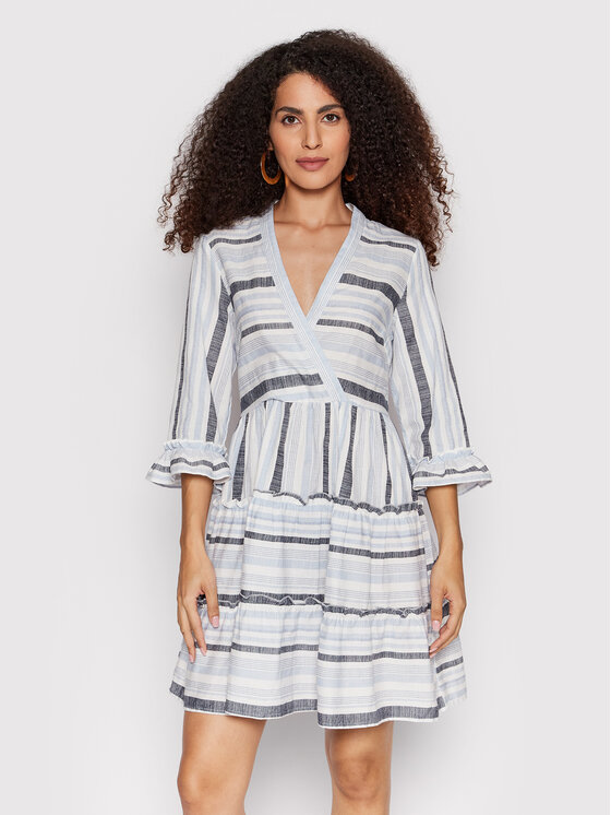 Vila Vila Rochie de zi Etni 14074203 Albastru celest Regular Fit