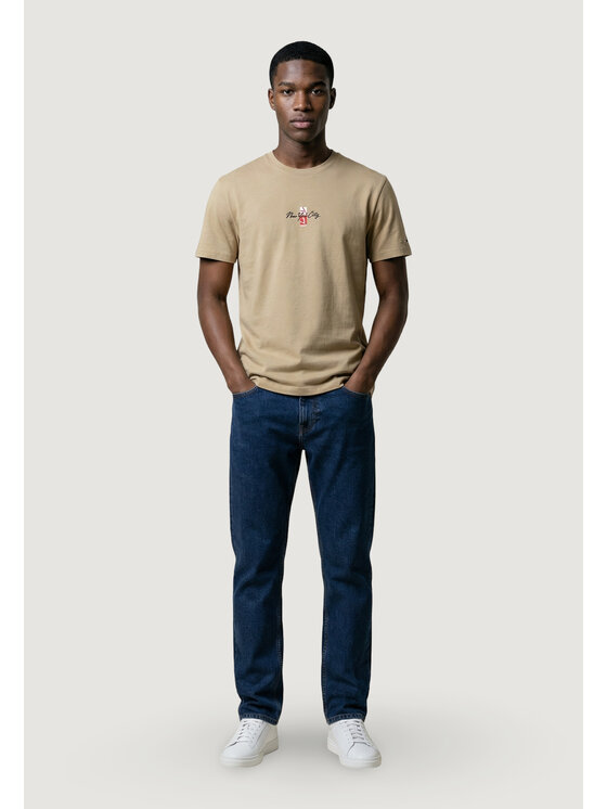 Tommy Jeans Tommy Jeans T-shirt DM0DM22532 Beige Casual Fit