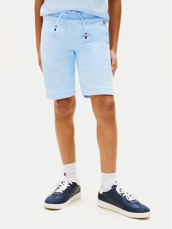 Tommy Hilfiger Tommy Hilfiger Marškinėliai Essential Logo KB0KB09666 Šviesiai mėlyna Regular Fit