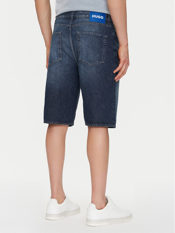 HUGO HUGO Szorty jeansowe Skate 50534641 Granatowy Straight Fit