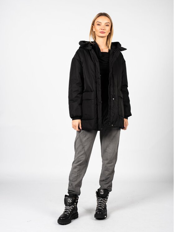 Parka Geox, Rozmiar 36, Czarny, W2620F T2600