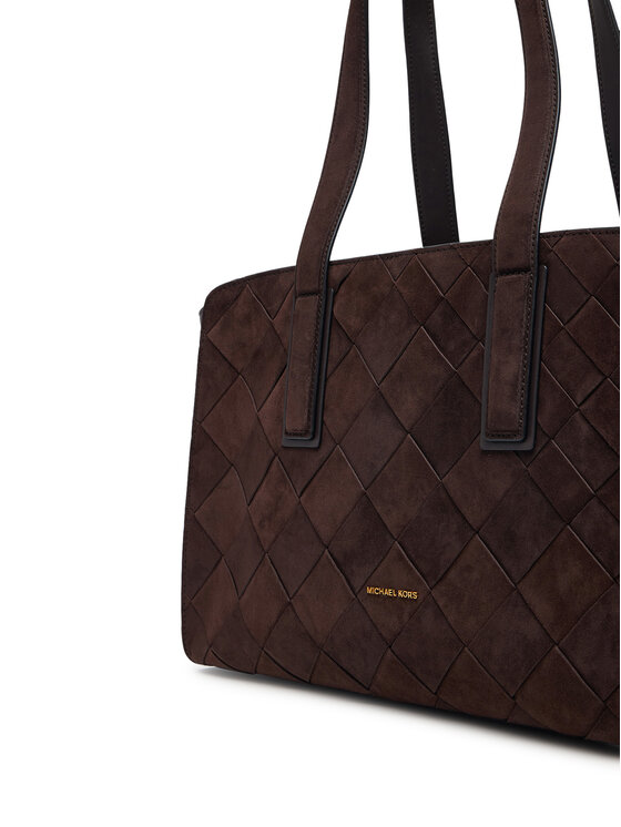 MICHAEL Michael Kors MICHAEL Michael Kors Kabelka Hudson 33F6GHDT3X Tmavě hnědá