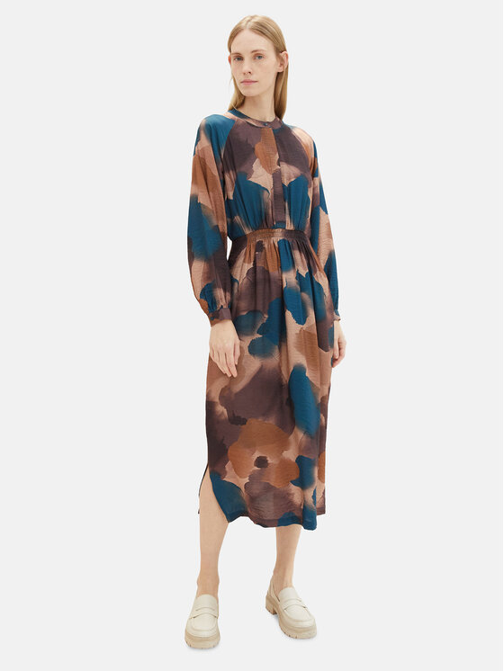 Tom Tailor Tom Tailor Vsakodnevna obleka 1039177 Pisana Regular Fit