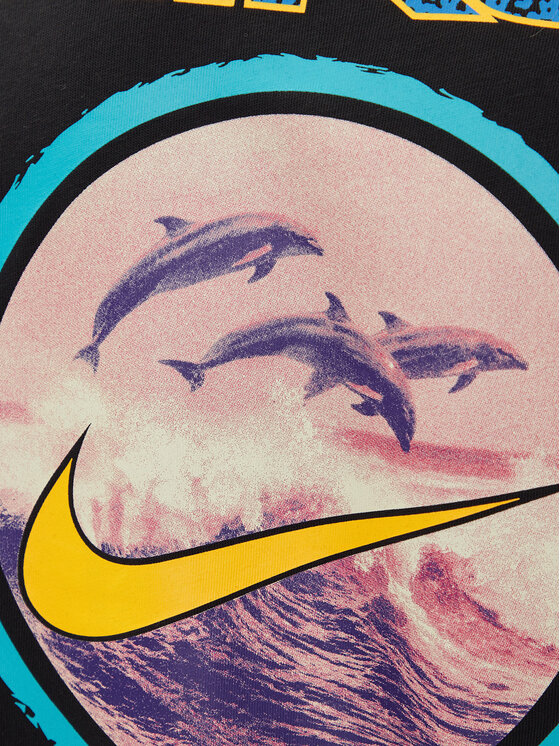 Nike Nike T-krekls HJ0762 Melns Regular Fit