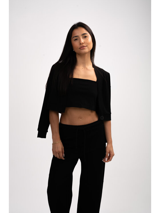 MAI MAI Kardigan ALMA Czarny Oversize