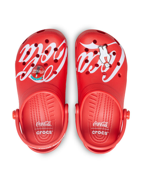 Crocs Crocs Plätud Classic Clog Coca-Cola 212129 Punane