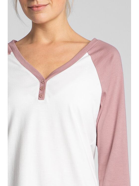LaLupa LaLupa Koszula nocna LA018 Biały Comfortable Fit