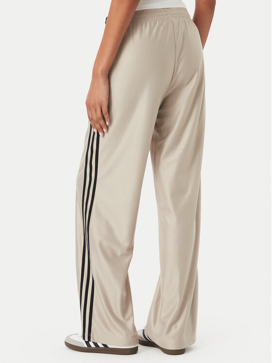 adidas adidas Donji dio trenerke Metallic Firebird KS9974 Bež Wide Leg