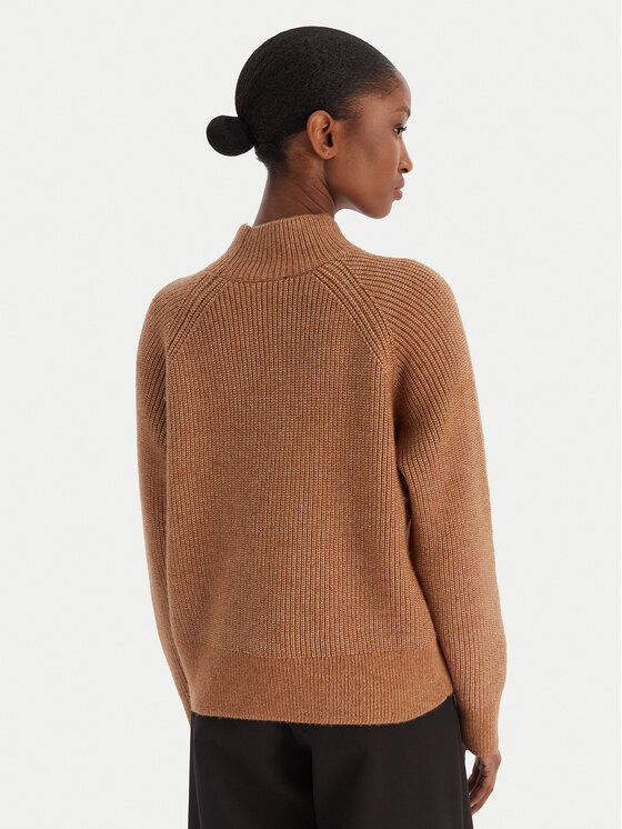 Calvin Klein Jeans Calvin Klein Jeans Sveter Woolen Stitch LV044D372G Hnedá Regular Fit