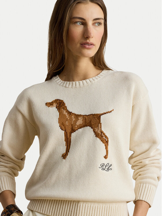 LAUREN RALPH LAUREN LAUREN RALPH LAUREN Пуловер 200P14120001 Кремав Regular Fit