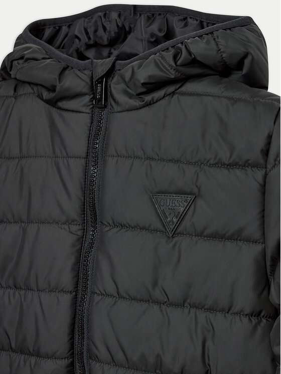 Guess Guess Μπουφάν μεταβατικό H4BJ10 WCFM0 Μαύρο Regular Fit