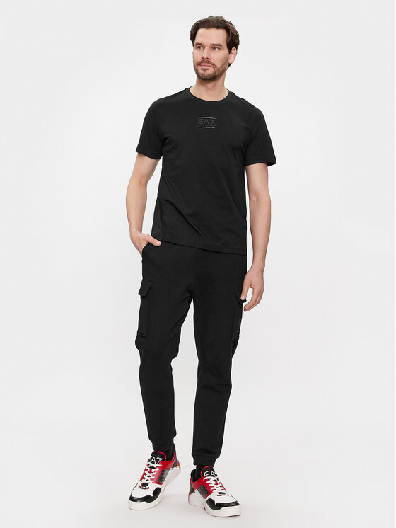 EA7 Emporio Armani EA7 Emporio Armani Tricou 6RPT05 PJ02Z 1200 Negru Regular Fit