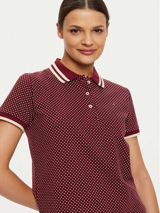 Tommy Hilfiger Tommy Hilfiger Polokošile WW0WW43928 Červená Slim Fit