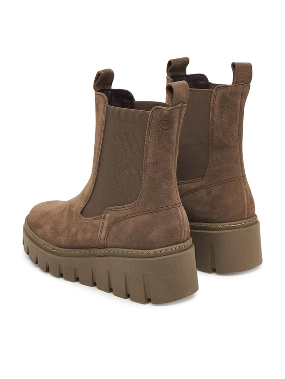 Tamaris Tamaris Kotníková obuv s elastickým prvkem 1-25489-45 Béžová