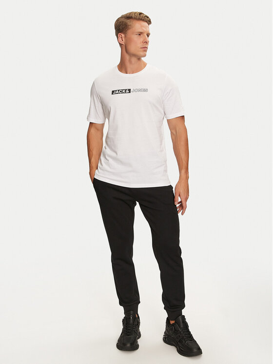 Jack&Jones Jack&Jones T-Shirt Corp 12233999 Weiß Standard Fit