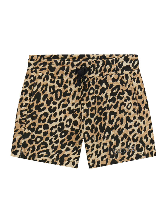 Guess Guess Športové kraťasy J6RD07 KA6R4 Béžová Regular Fit