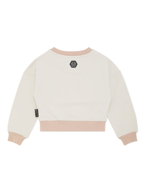 PHILIPP PLEIN PHILIPP PLEIN Bluza 28137 Biały Regular Fit