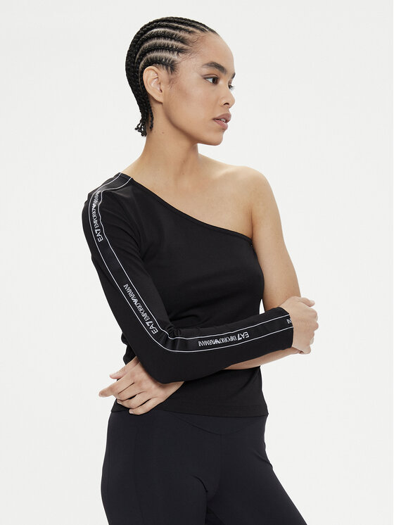 EA7 Emporio Armani EA7 Emporio Armani Halenka 3DTT39 TJ6SZ 1200 Černá Slim Fit