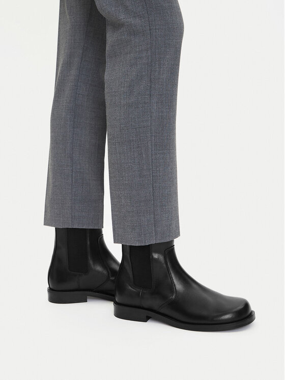 GINO ROSSI Gino Rossi Μποτάκια με λάστιχο C-MASSI-25650 Μαύρο