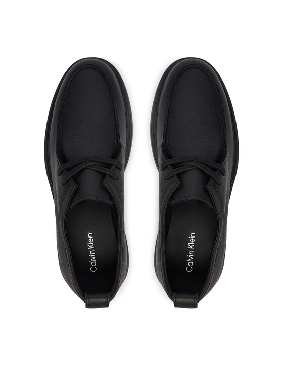 Calvin Klein Calvin Klein Poltopánky Combat Apron Laceup Tu Lth HM0HM02245 Čierna