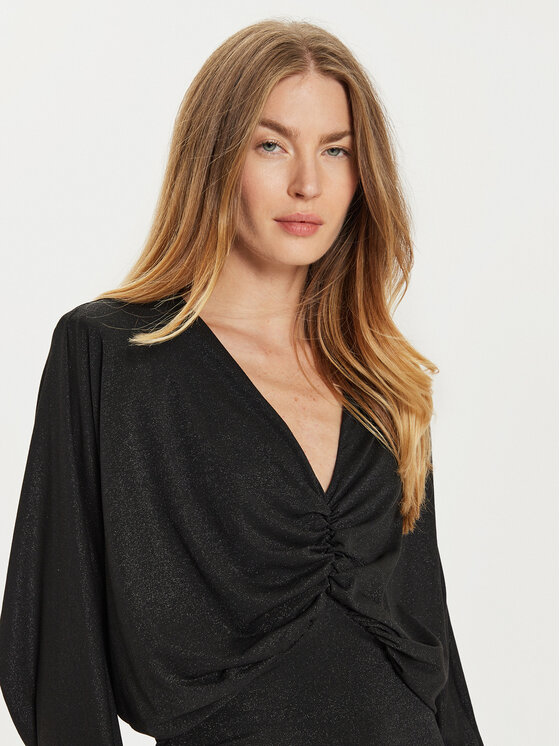 PINKO PINKO Sukienka koktajlowa 104501 A29I Czarny Regular Fit