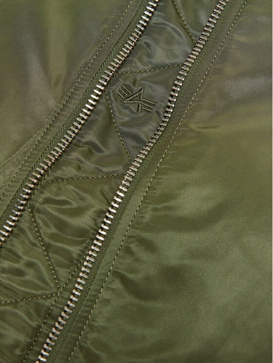 Alpha Industries Alpha Industries Bundy bomber 148003 Zelená Regular Fit