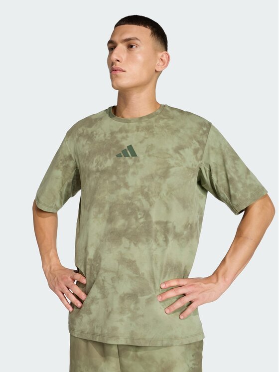 adidas adidas Koszulka techniczna 162152 Zielony Regular Fit