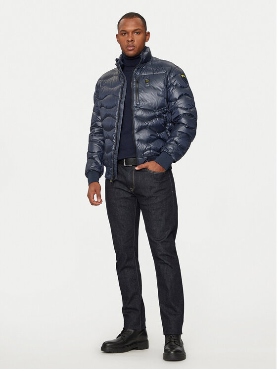 Blauer Blauer Puhovka 24WBLUC03031 Mornarsko modra Regular Fit