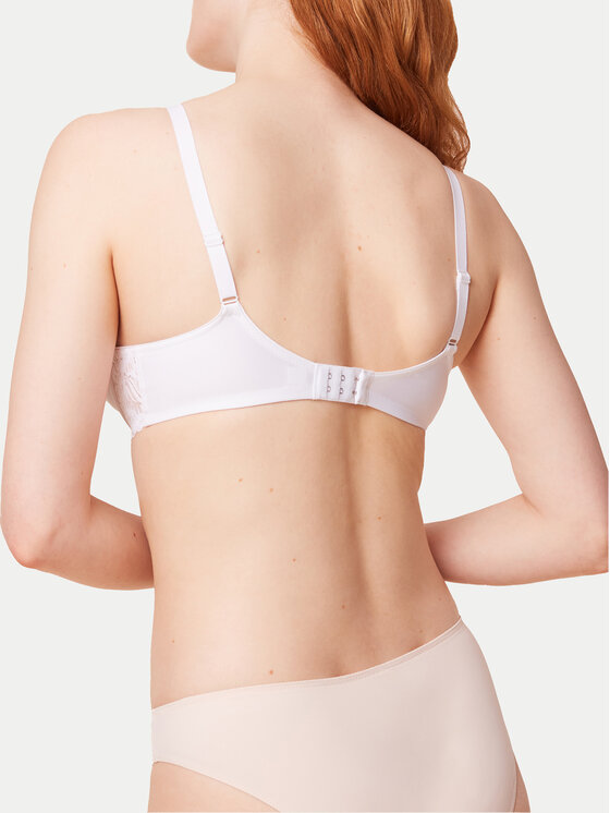 Triumph Triumph Biustonosz z fiszbiną Modern Lace 10215960 Biały