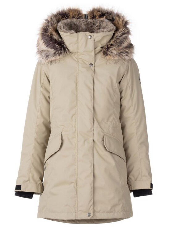 Lenne Lenne Kurtka anorak 23363-113 Beżowy Basic Fit