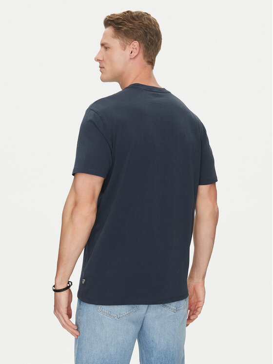 Guess Guess T-Shirt M5GI27 KBW41 Granatowy Regular Fit