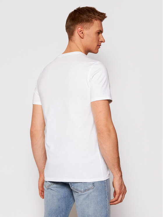Guess Guess T-Shirt Multitude M0YI59 I3Z11 Biały Slim Fit