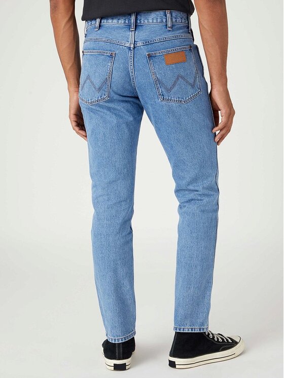 Wrangler Wrangler Jeansy RIVER Niebieski Straight Fit