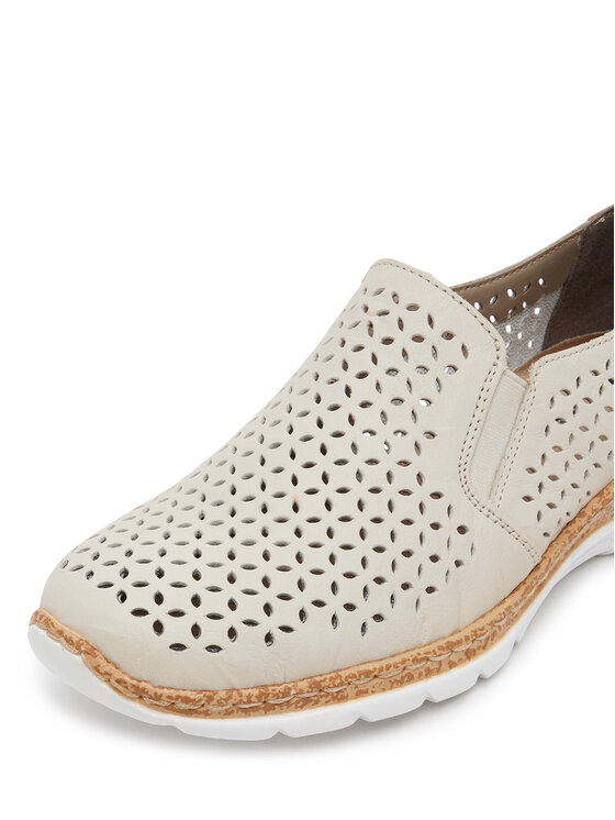 Rieker Rieker Halbschuhe N4251-60 Beige