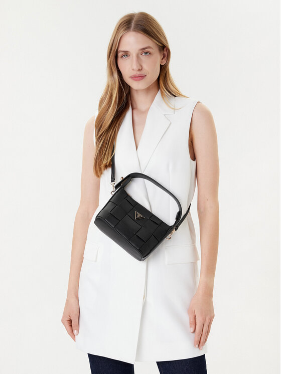 Guess Geantă Maylee Mini HWWG96 61720 Negru