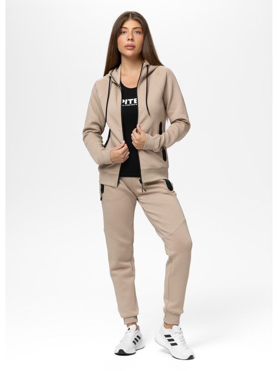 PITBULL PITBULL Bluza EXPLORY Brązowy Regular Fit