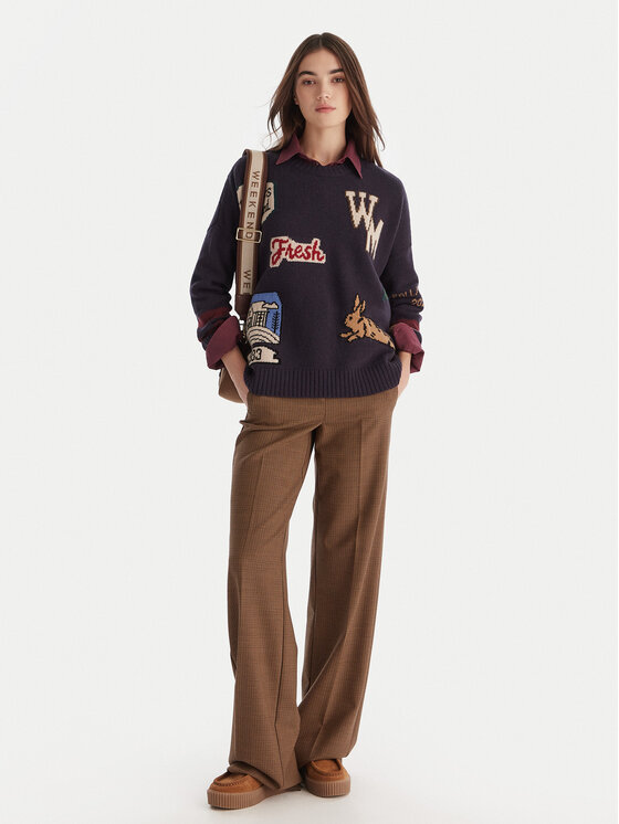 Weekend Max Mara Weekend Max Mara Pullover Pavidi 2525366262 Dunkelblau Oversize