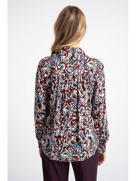 CLICK CLICK Košeľa 10-6977 Farebná Reglan Fit
